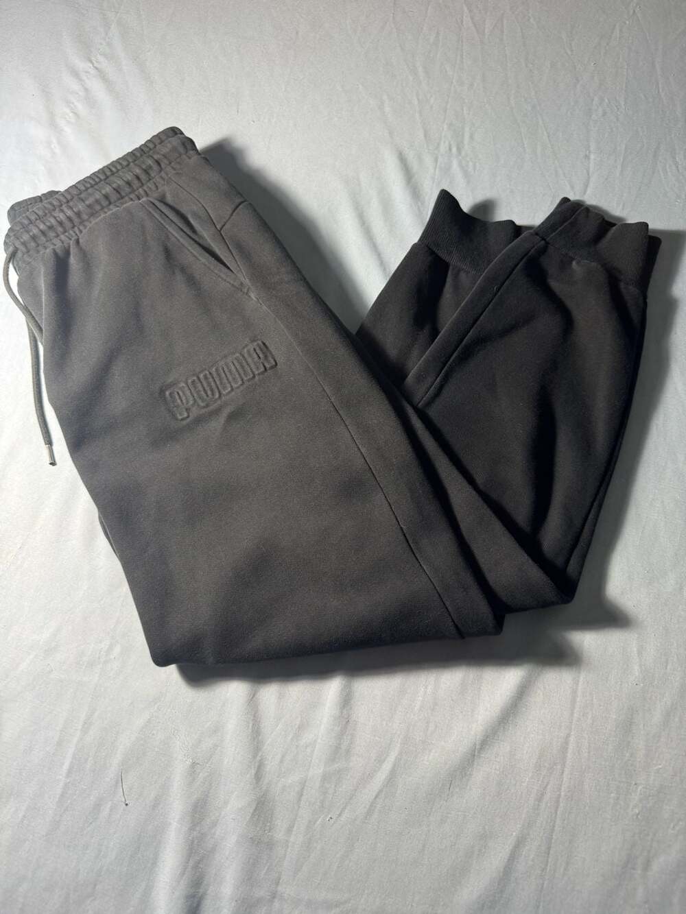 Puma Sweatpants Size M Black Fleece Joggers